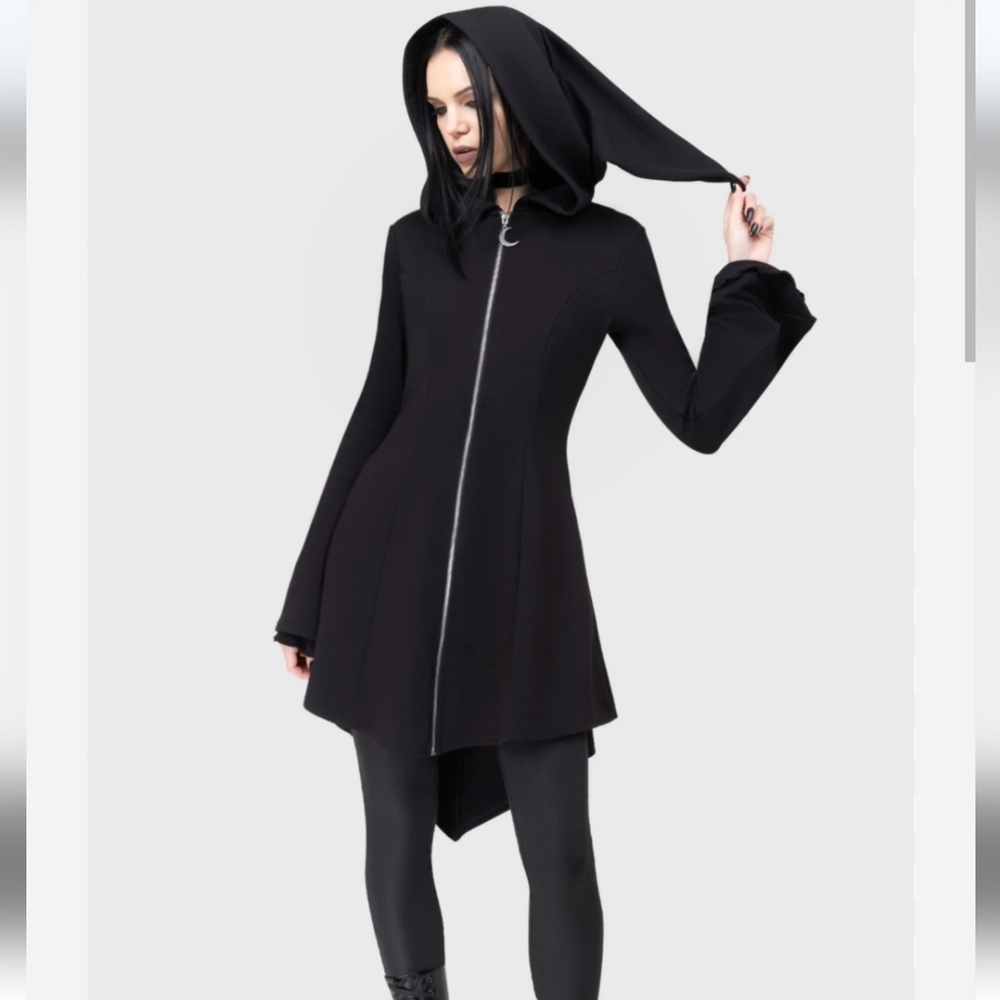 Killstar Deadly Caudron Witch Gothic Hoodie Jacket Hot Topic Dollskill Blackcraf - Picture 2 of 3